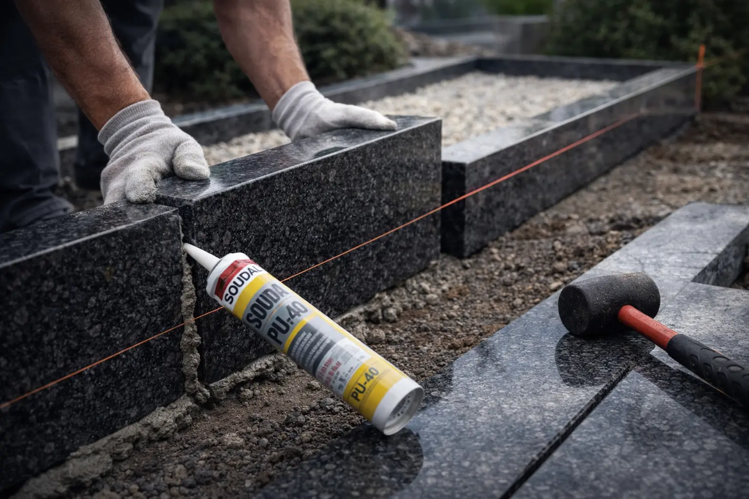 Bortelių klijavimas ir montavimas kapavietėms Kelmėje, Raseiniuose ir Tauragėje